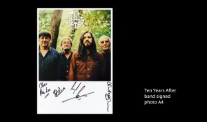Ten Years After -band signed photo A4